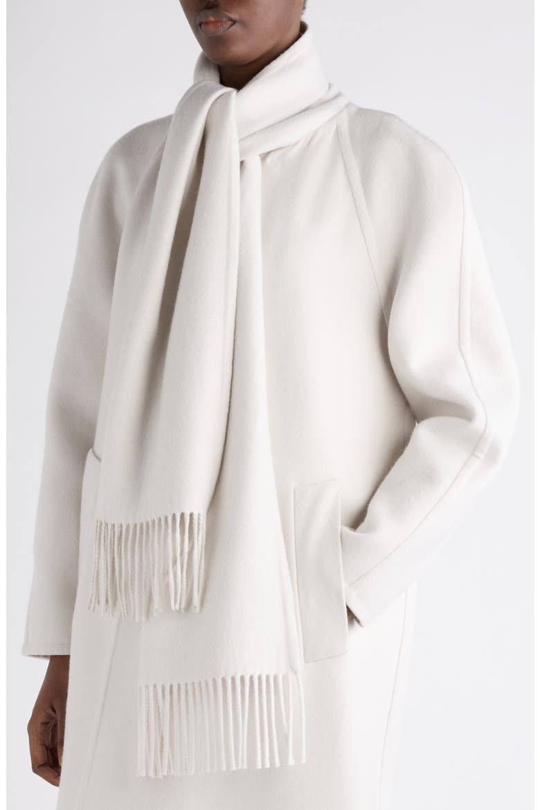 Scarf Cashmere Maxi Coat, Alternate, color, 9020 CREAM