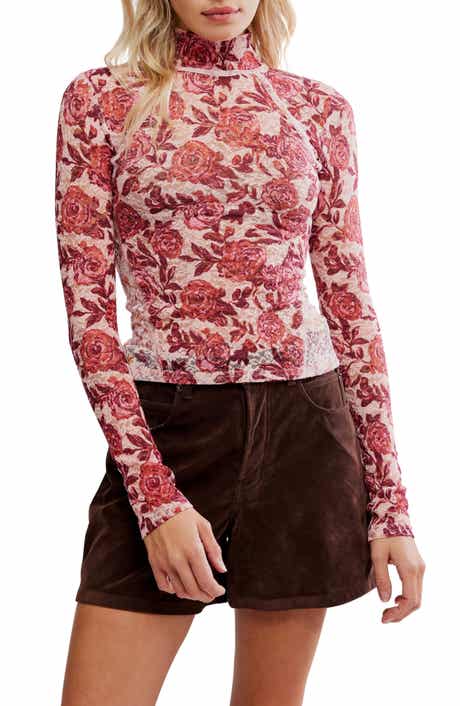 Free People Lyric Floral Lace Top
