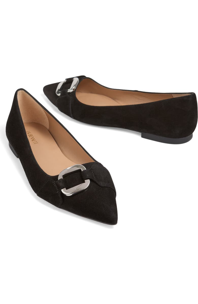 LK Bennett Ethel Pointed Toe Flat, Alternate, color, Black