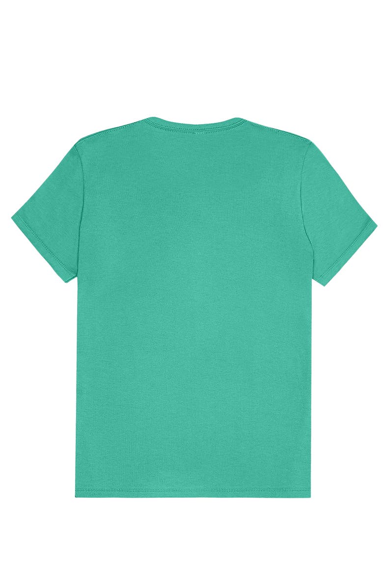 Dalix Womens Lil Coffee Jersey Tee, Alternate, color, Teal