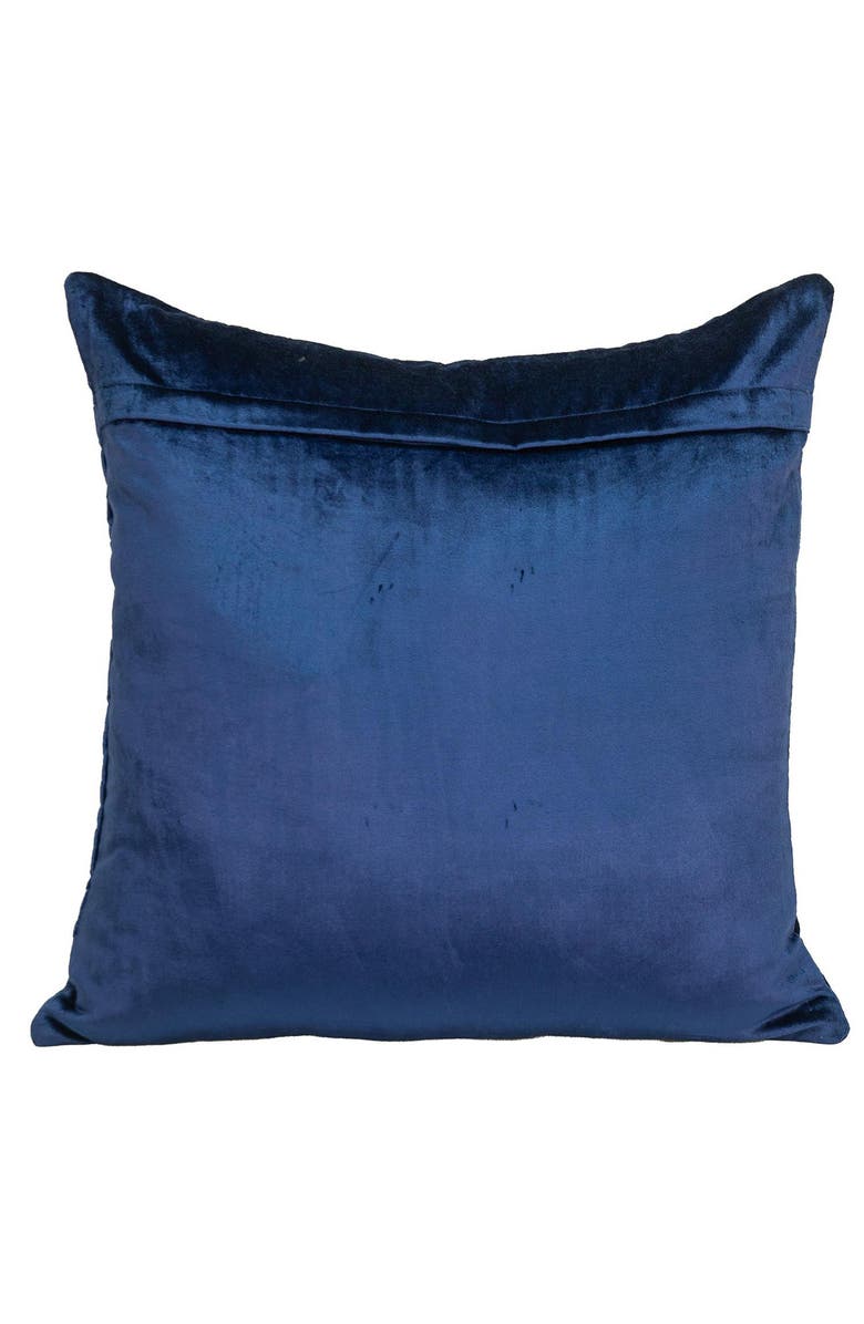 PARKLAND COLLECTION Delta Topstitched Throw Pillow, Alternate, color, Blue