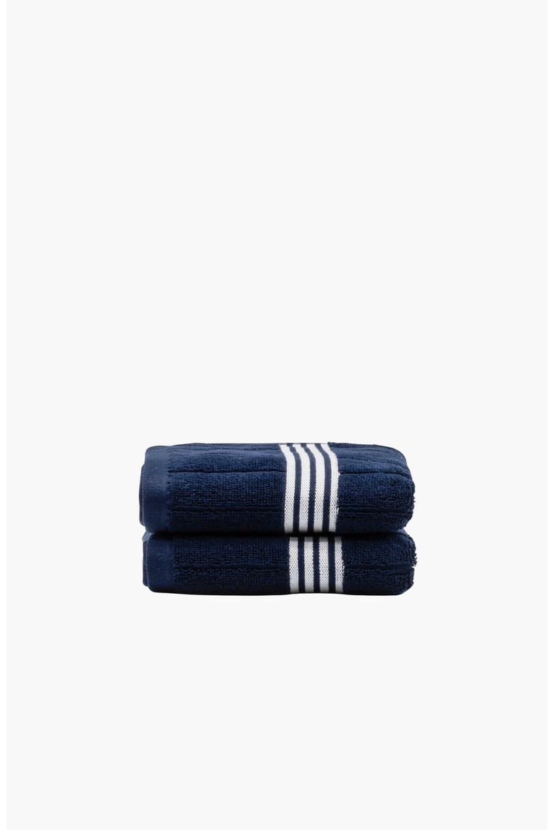 Nautilus 2-Piece Hand Towel Set, Main, color, Navy / White