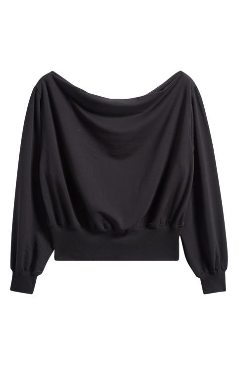 Off the Shoulder Sweatshirt