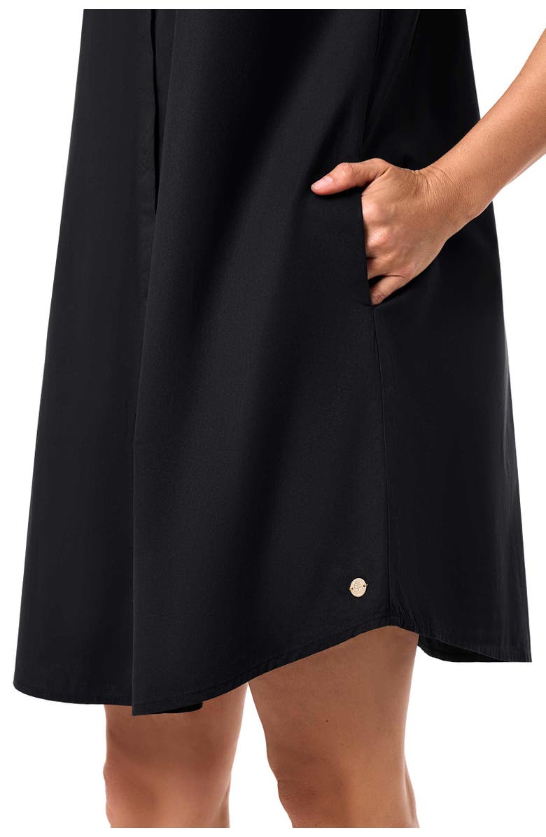 Coolibar Sleeveless Dress - UPF 50+ Sun Protection - Silverlakes, Alternate, color, Black