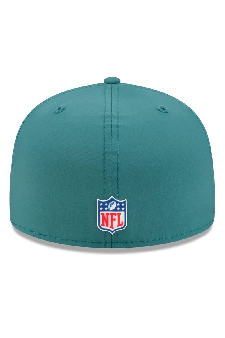 Men's New Era Midnight Green Philadelphia Eagles 2025 Sideline  59FIFTY Fitted Hat, Alternate, color, Green