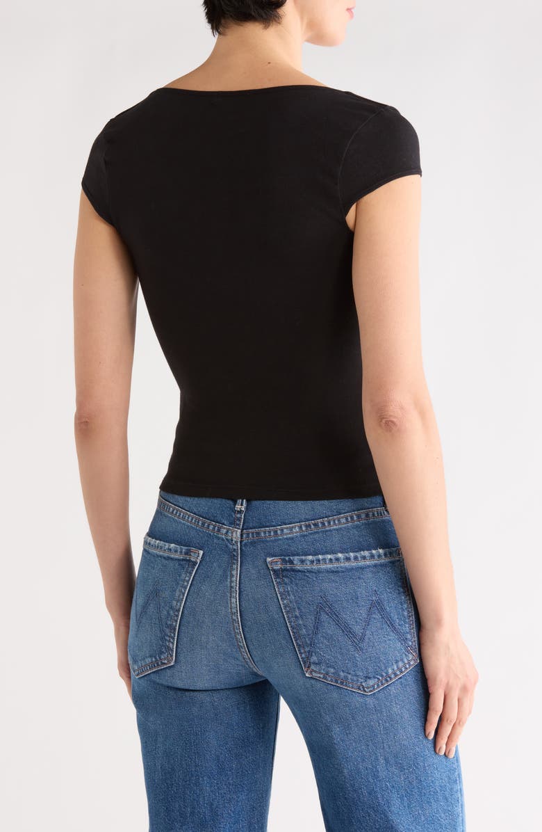 Good American Superstretch T-Shirt, Alternate, color, Black001