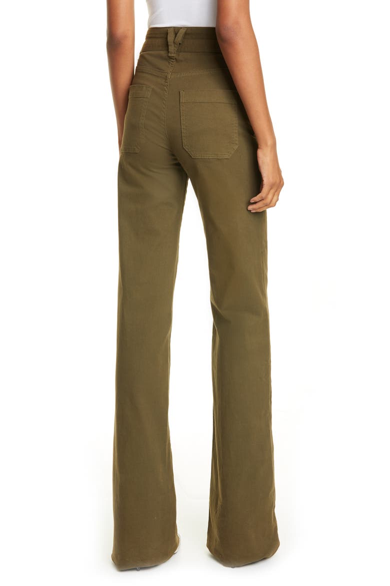 Crosbie High Waist Cargo Jeans, Alternate, color, ARMY