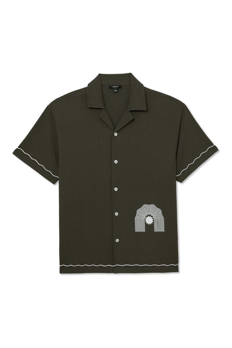 Solano Camp Shirt, Alternate, color, DARK GREEN