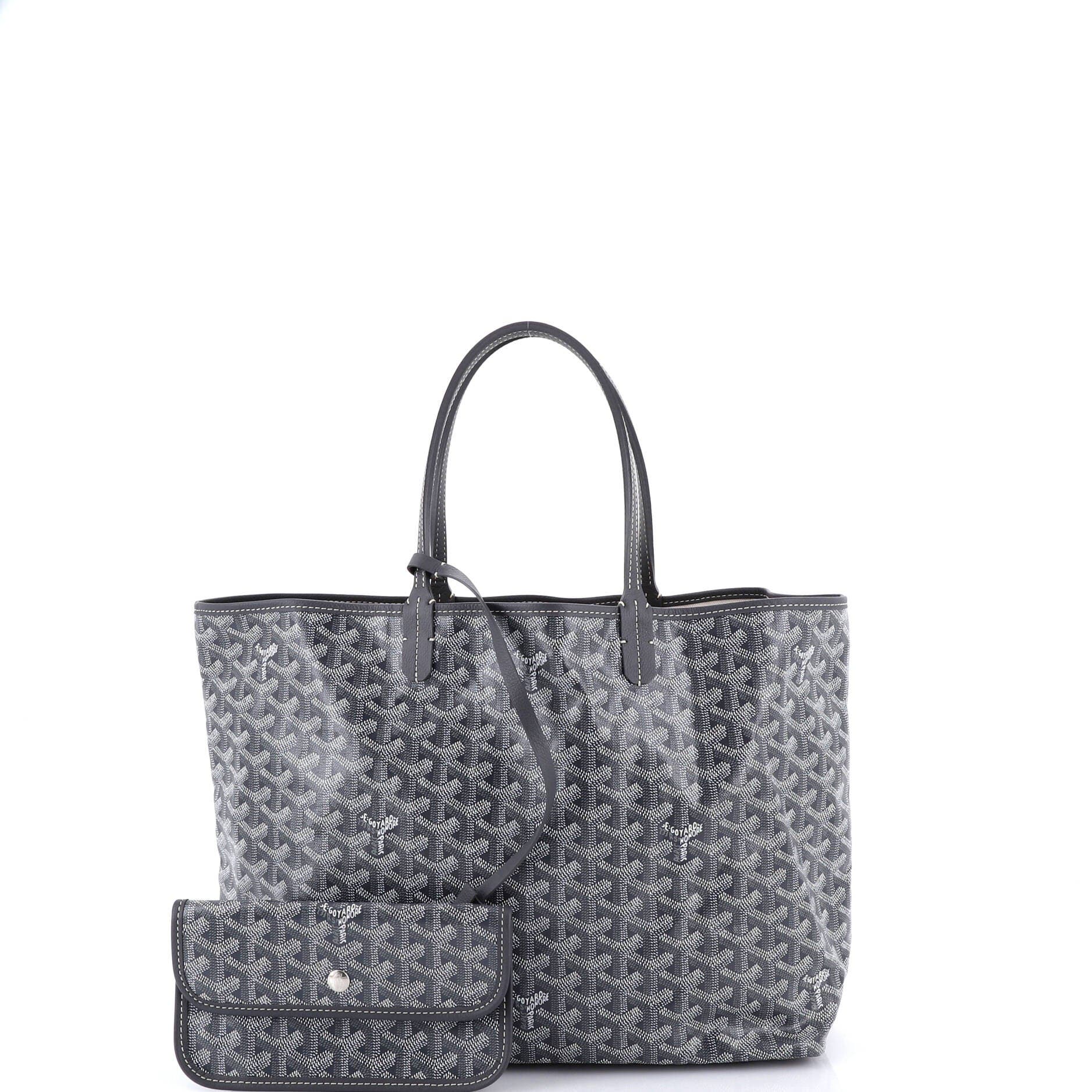 Pre-Owned Goyard Saint Louis Tote Coated Canvas PM, Alternate, color, Gray