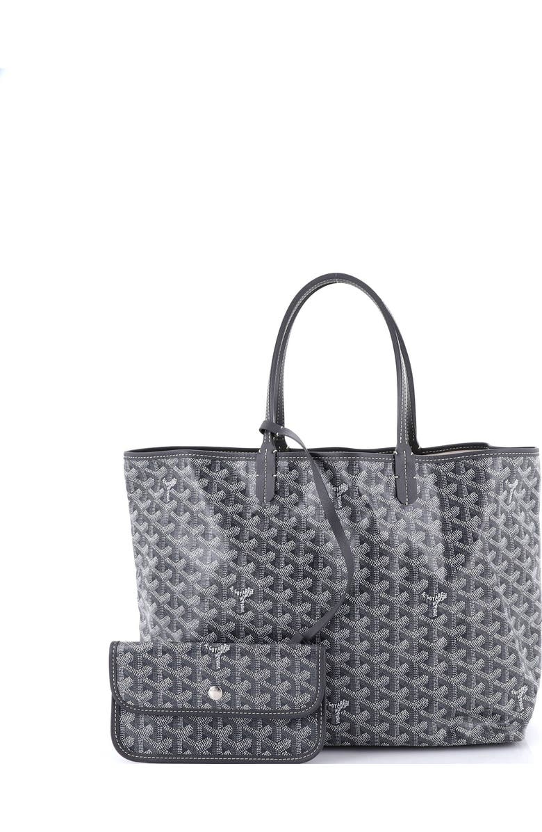 Pre-Owned Goyard Saint Louis Tote Coated Canvas PM, Alternate, color, Gray