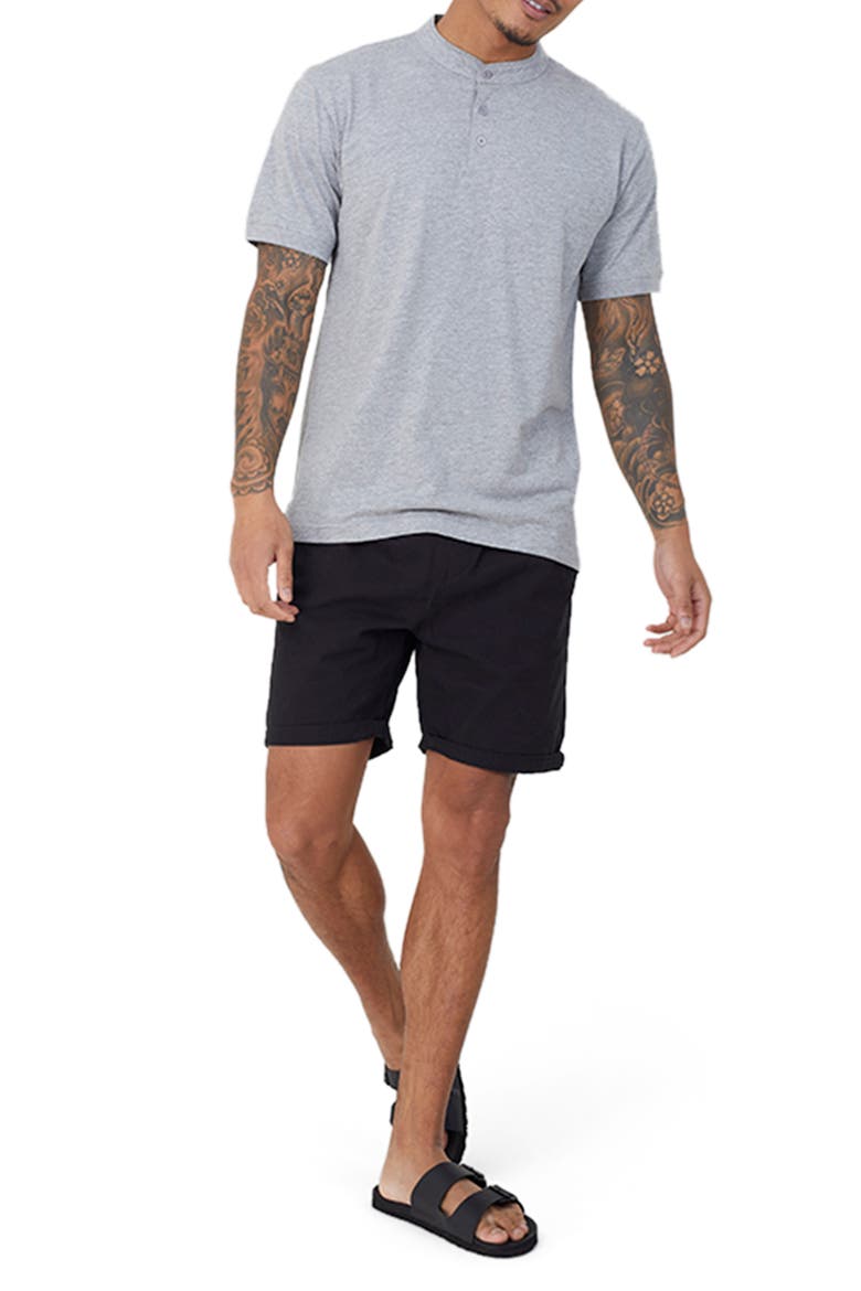 3-Pack Short Sleeved Round Neck Shirt, Alternate, color, Optic Wht/Jet Blk/Lt Grey Marl