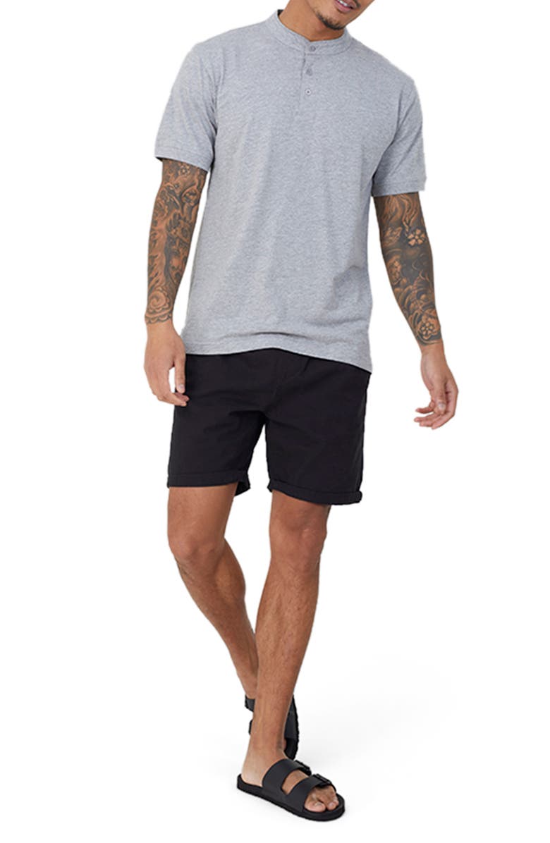 Brave Soul 3-Pack Short Sleeved Round Neck Shirt, Alternate, color, Optic Wht/Jet Blk/Lt Grey Marl