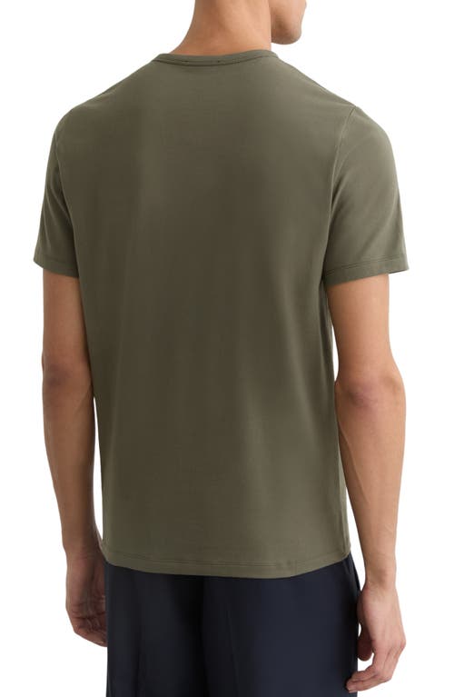 Reiss Joe Stretch Cotton T-shirt In Green