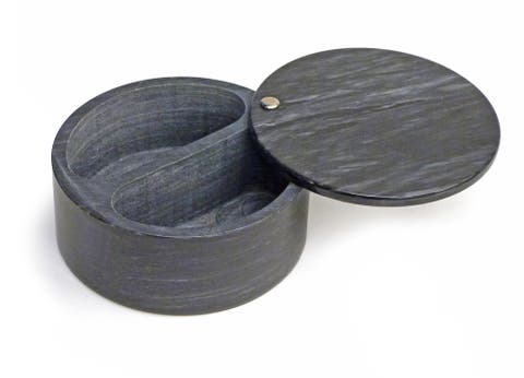 Marble Swivel Top Salt Box