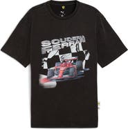 PUMA Scuderia Ferrari Sportswear Cotton Graphic T-Shirt