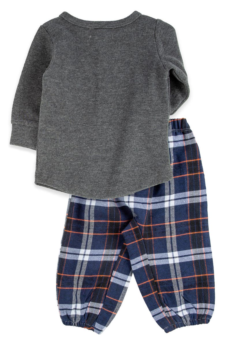 Miki Miette Brady Cotton Henley Top & Pants Set, Alternate, color, 