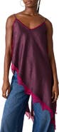 Steve Madden Margan Lace Trim Asymmetrical Hem Camisole