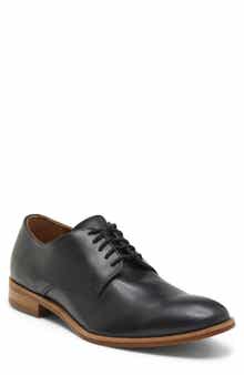 Leather Plain Toe Derby