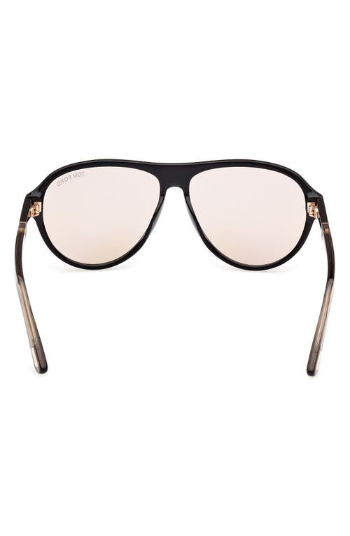 Tom Ford Quincy 59mm Pilot Sunglasses