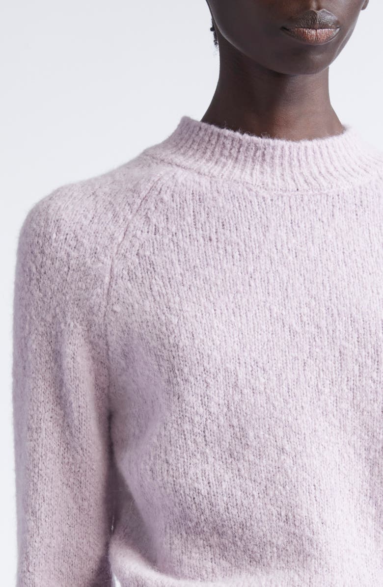 Dries Van Noten Texas Alpaca Blend Crewneck Sweater, Alternate, color, Lilac