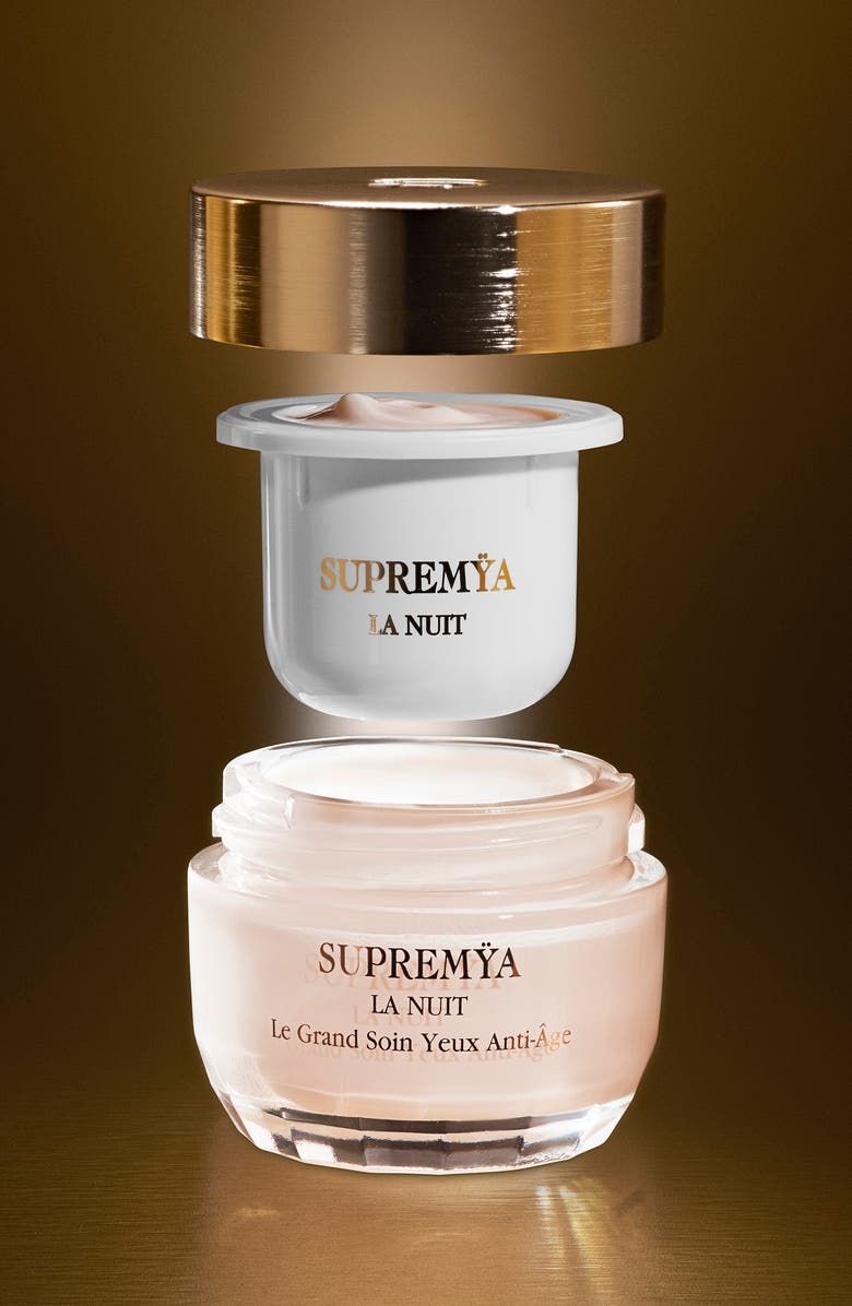 Sisley Paris Supremÿa at Night The Supreme Anti-Aging Refillable Eye Cream, Alternate, color, Bottle 0.5 Ounces