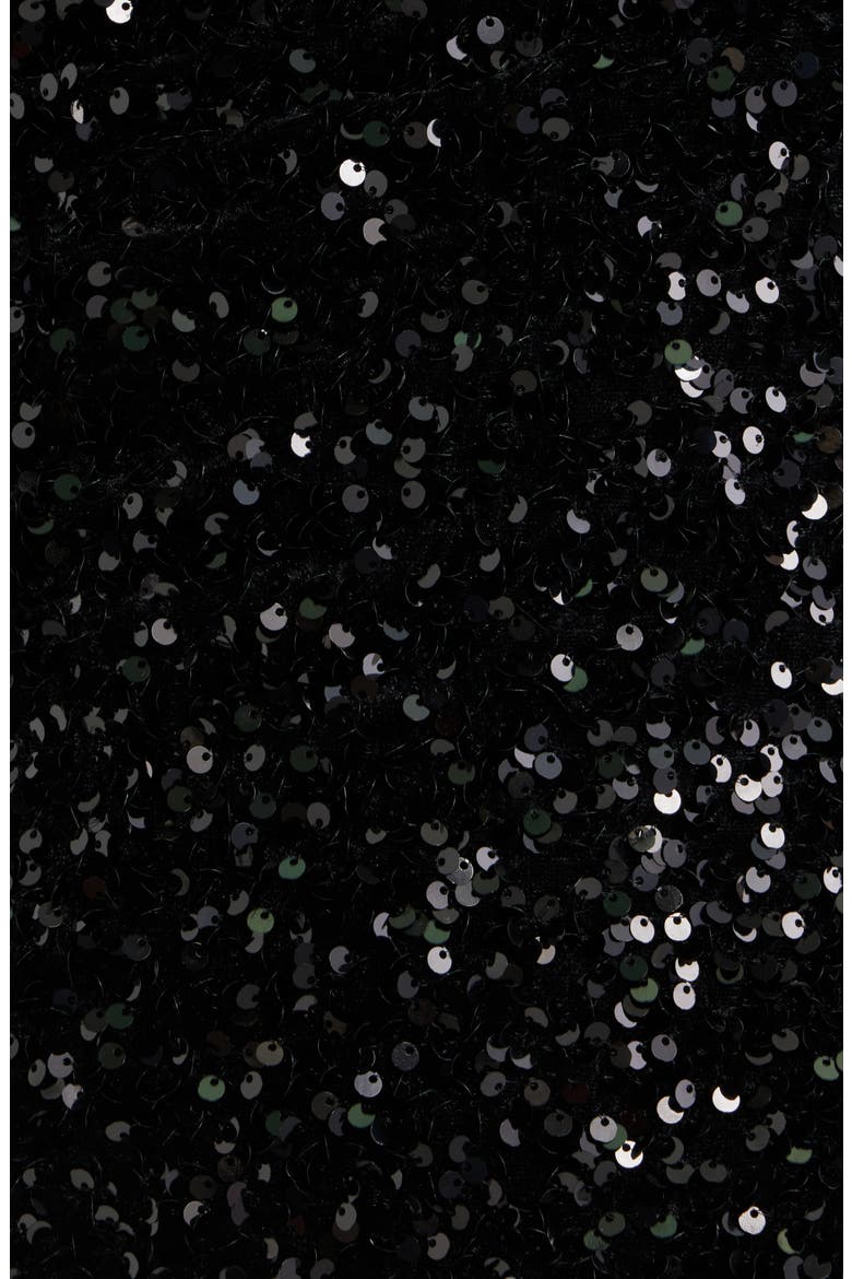 Cinematic Sequin Minidress, Alternate, color, BLACK