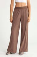 Zella Atlas Elastic Waist Wide Leg Pants