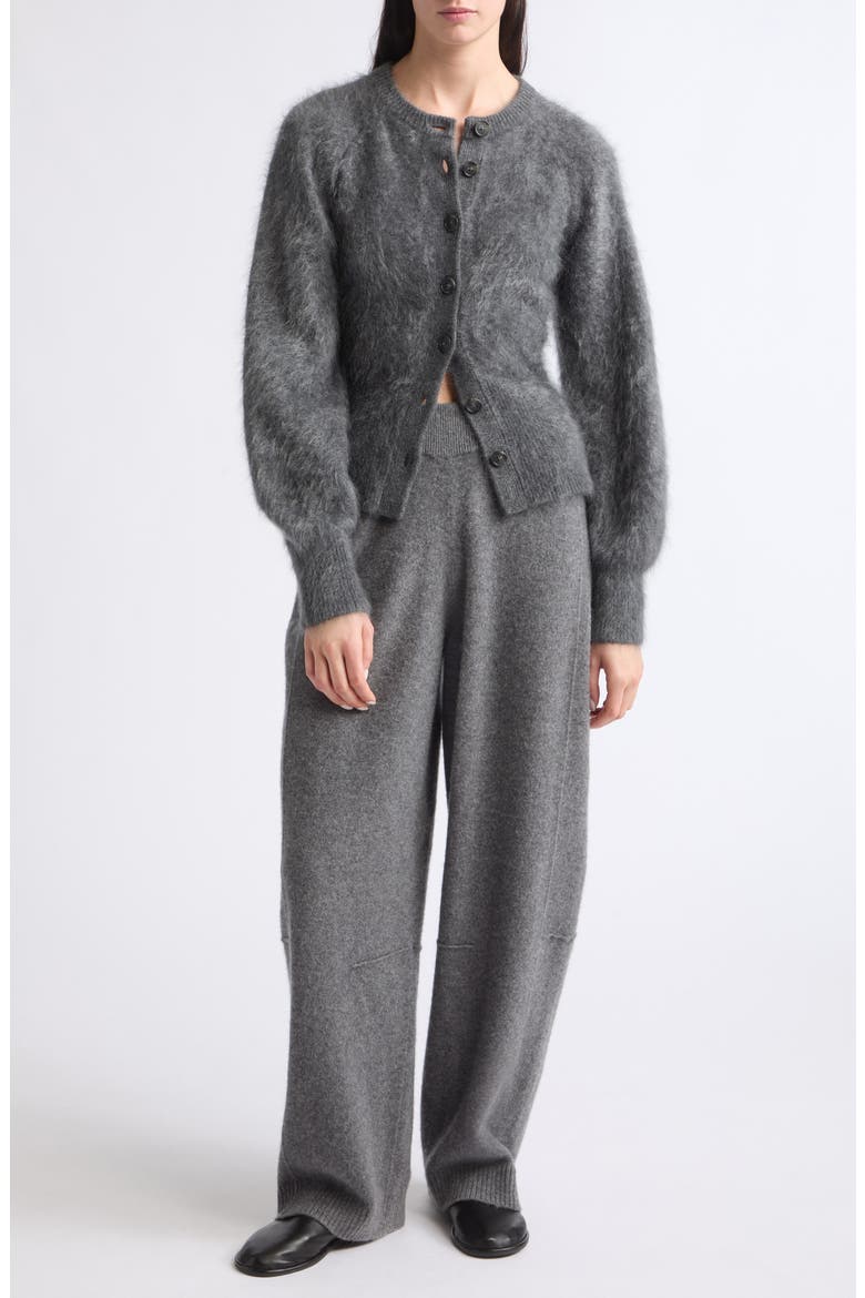 Felted Barrel Pants, Alternate, color, CHARCOAL