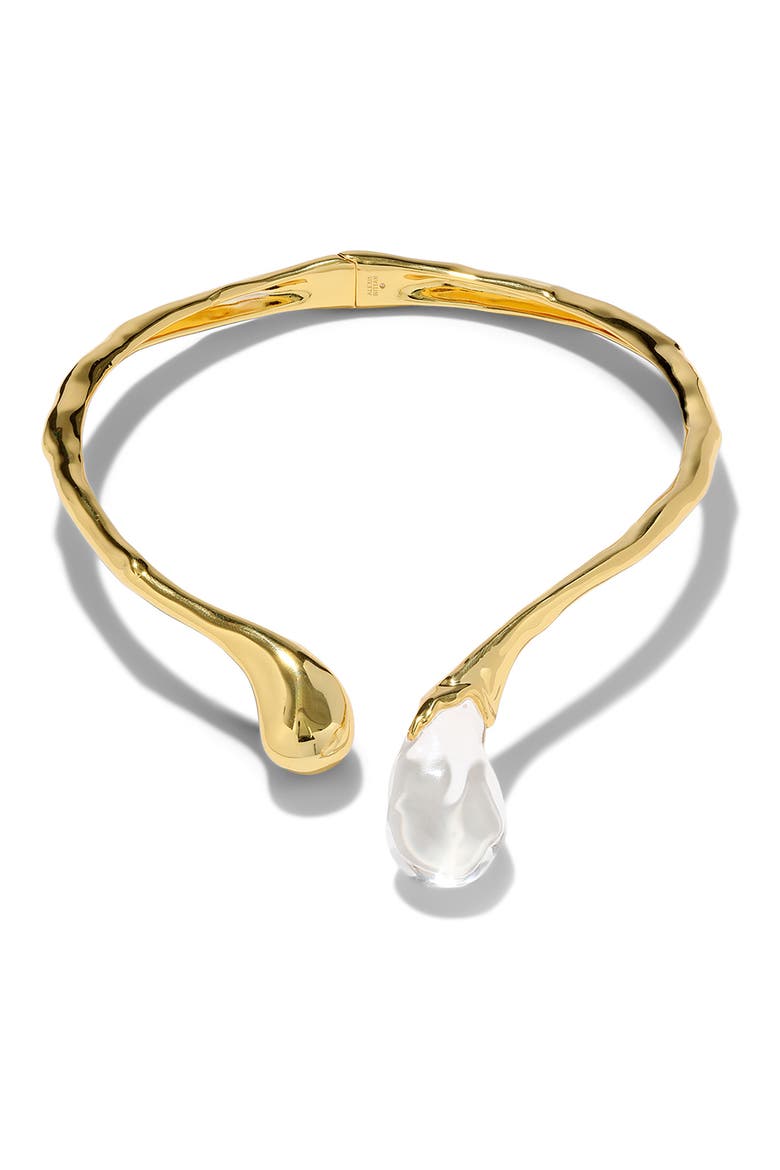 Liquid Lucite® Sprout Collar Necklace, Main, color, NO COLOR