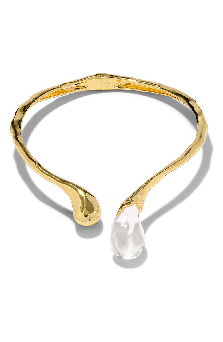 Alexis Bittar Liquid Lucite<sup>®</sup> Sprout Collar Necklace, Main, color,
