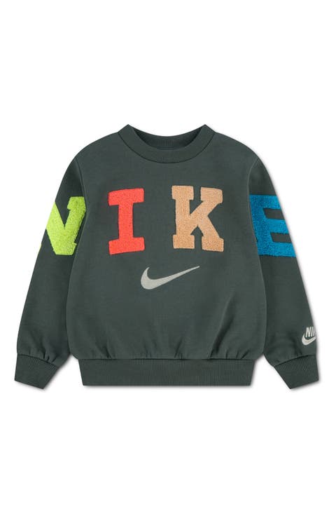 Kids' Club Chenille Fleece Crewneck Sweatshirt