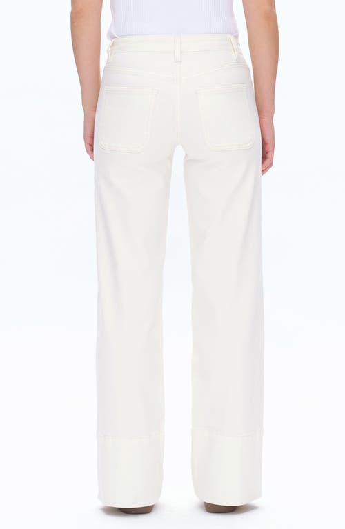 Bayeas Katia Patch Pocket Wide Leg Jeans In White