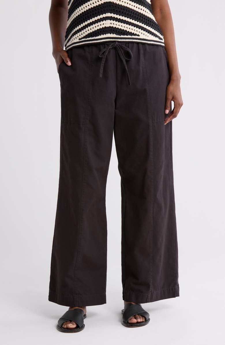 Lucky Brand Wide Leg Utility Pants, Main, color, Meteorite