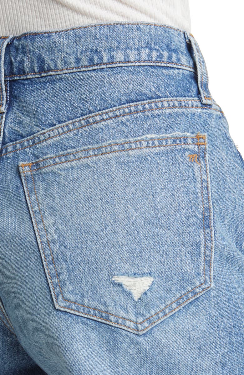 Madewell Relaxed Mid Length Denim Shorts, Alternate, color,
