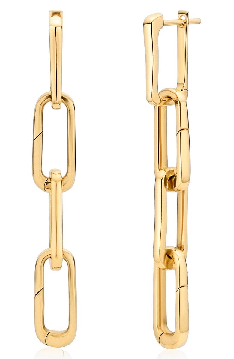 Monica Vinader Alta Capture Cocktail Earrings, Main, color, Yellow Gold