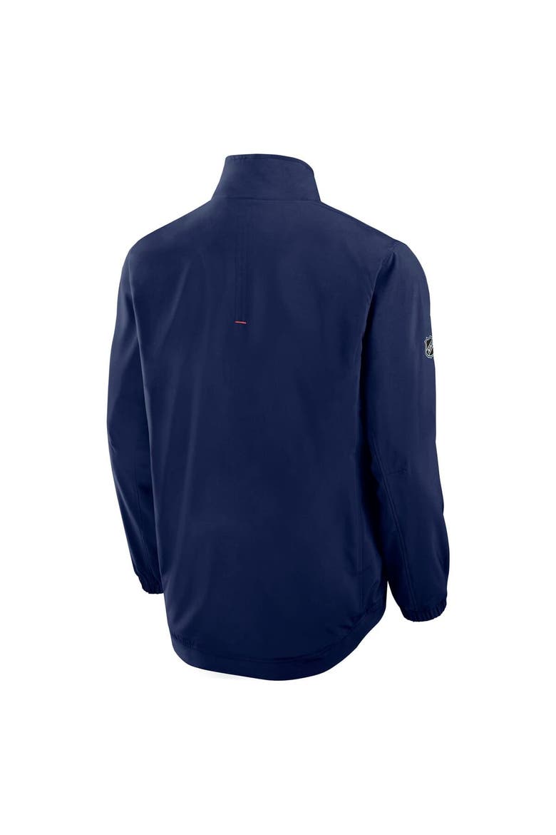 Men's Fanatics Navy New York Rangers Authentic Pro Rink Full-Zip Coaches Jacket, Alternate, color, Navy