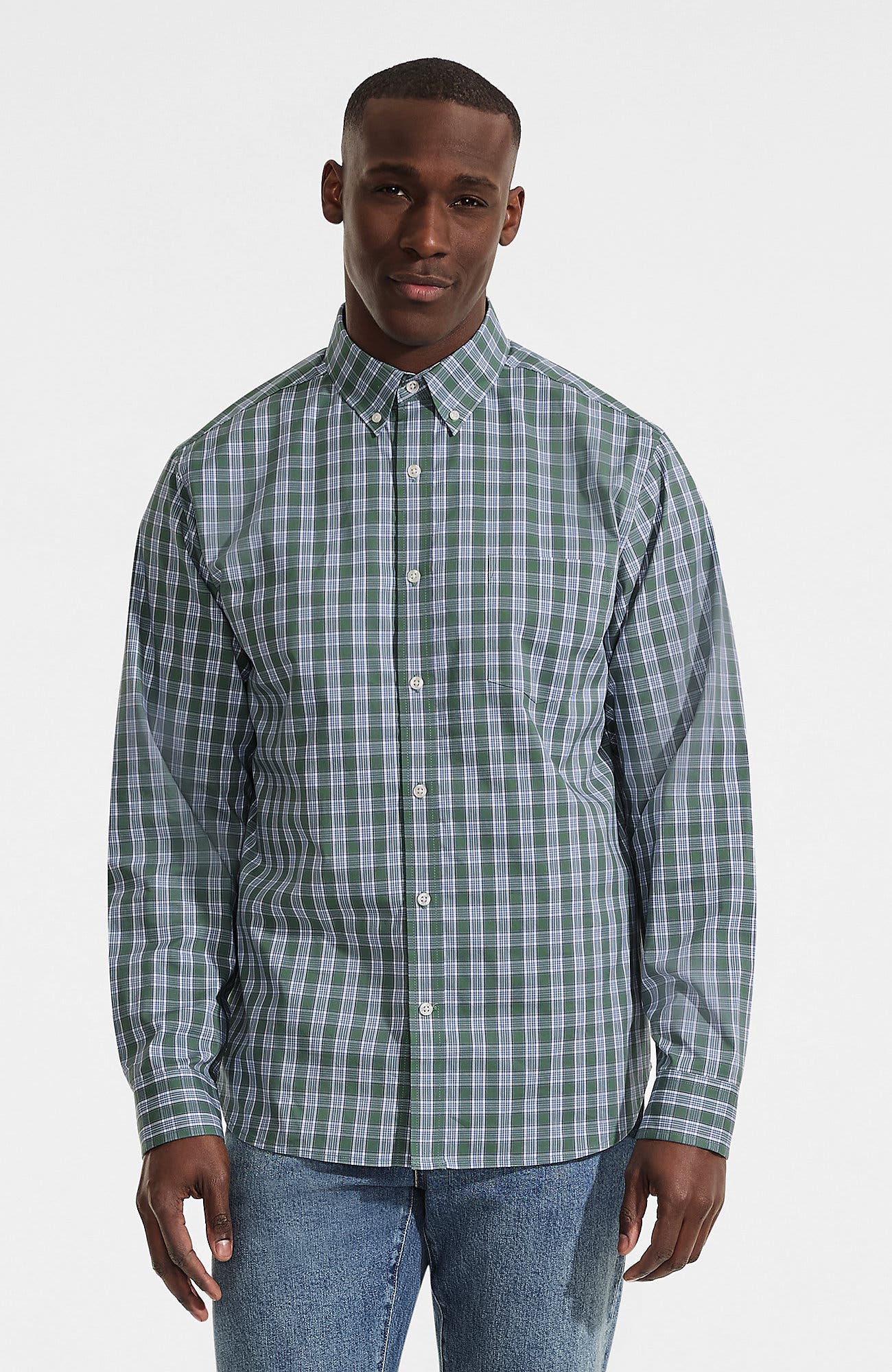 Eucalyptus/White Plaid
