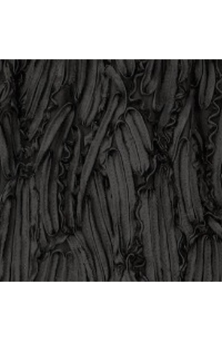 Yumi Mesh Applique Sequin Midi Skirt, Alternate, color, Black