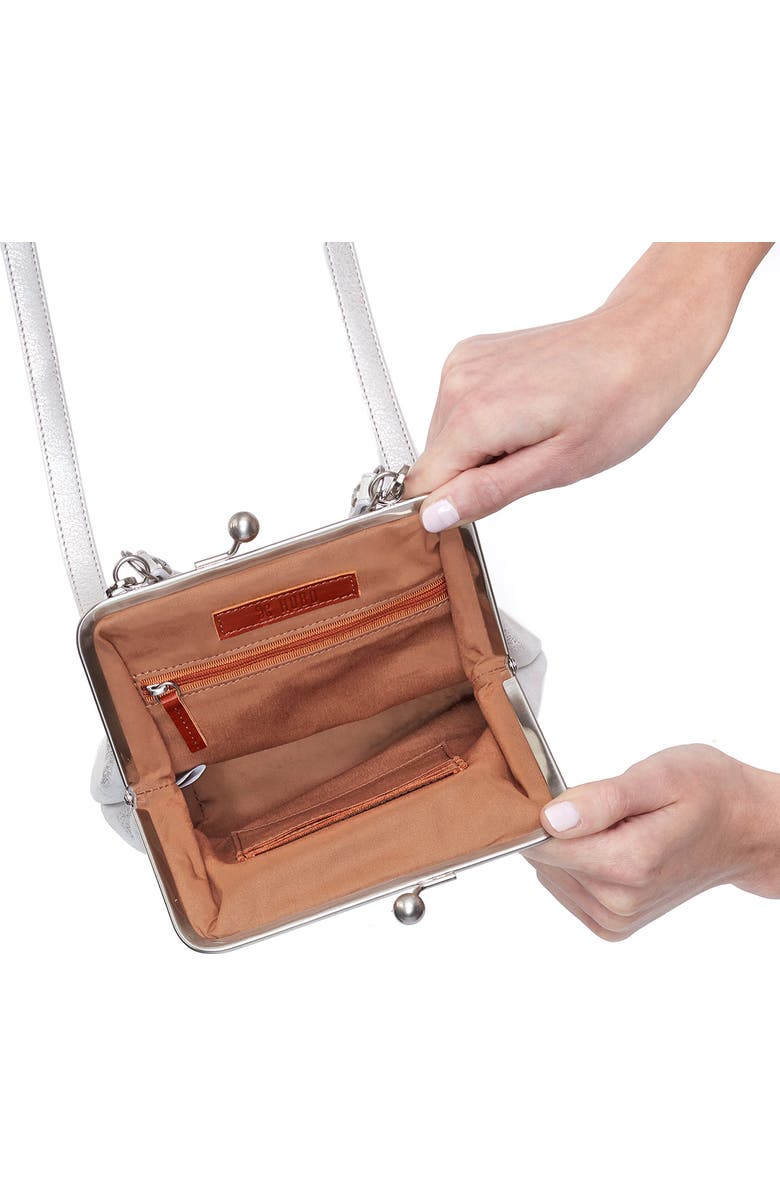 HOBO Alba Leather Frame Crossbody Bag, Alternate, color,