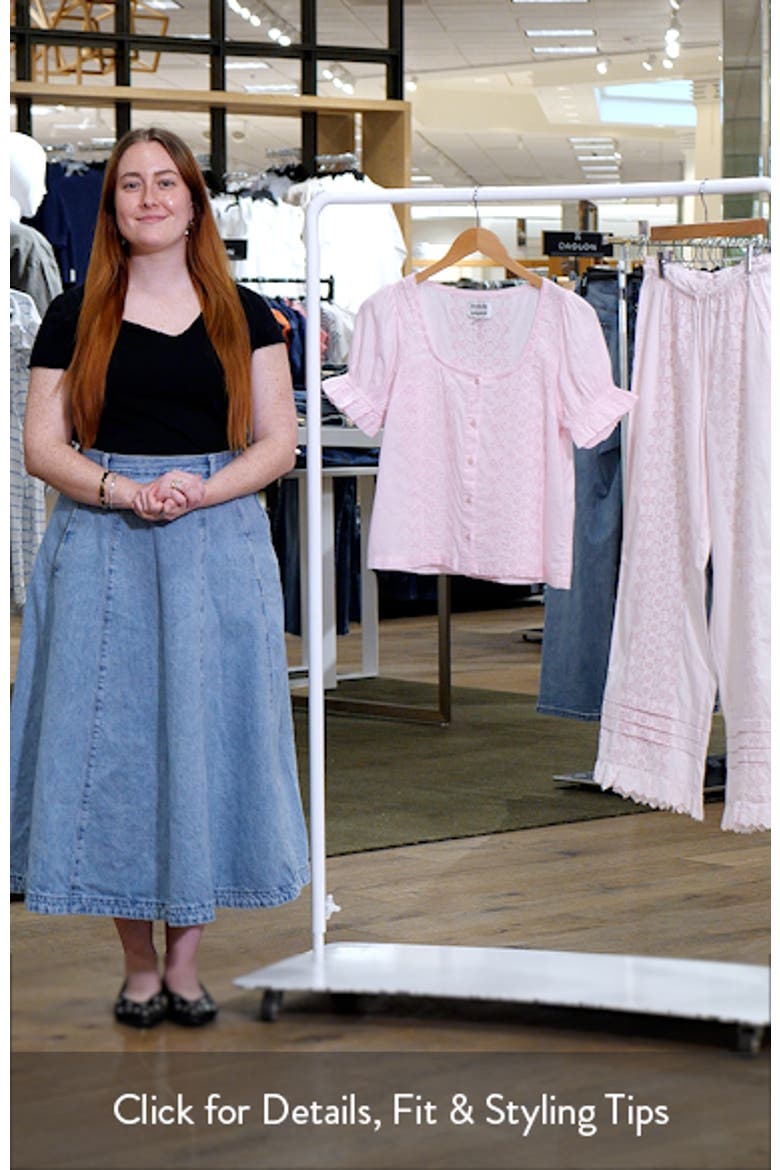 Organic Cotton Eyelet Top video