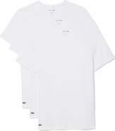 Lacoste 3-Pack Cotton Crewneck T-Shirts