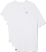 Lacoste 3-Pack Cotton Crewneck T-Shirts