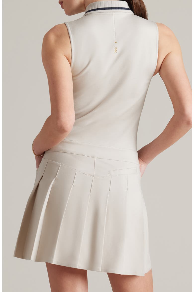 Pin Ponte Minidress, Alternate, color, SAND
