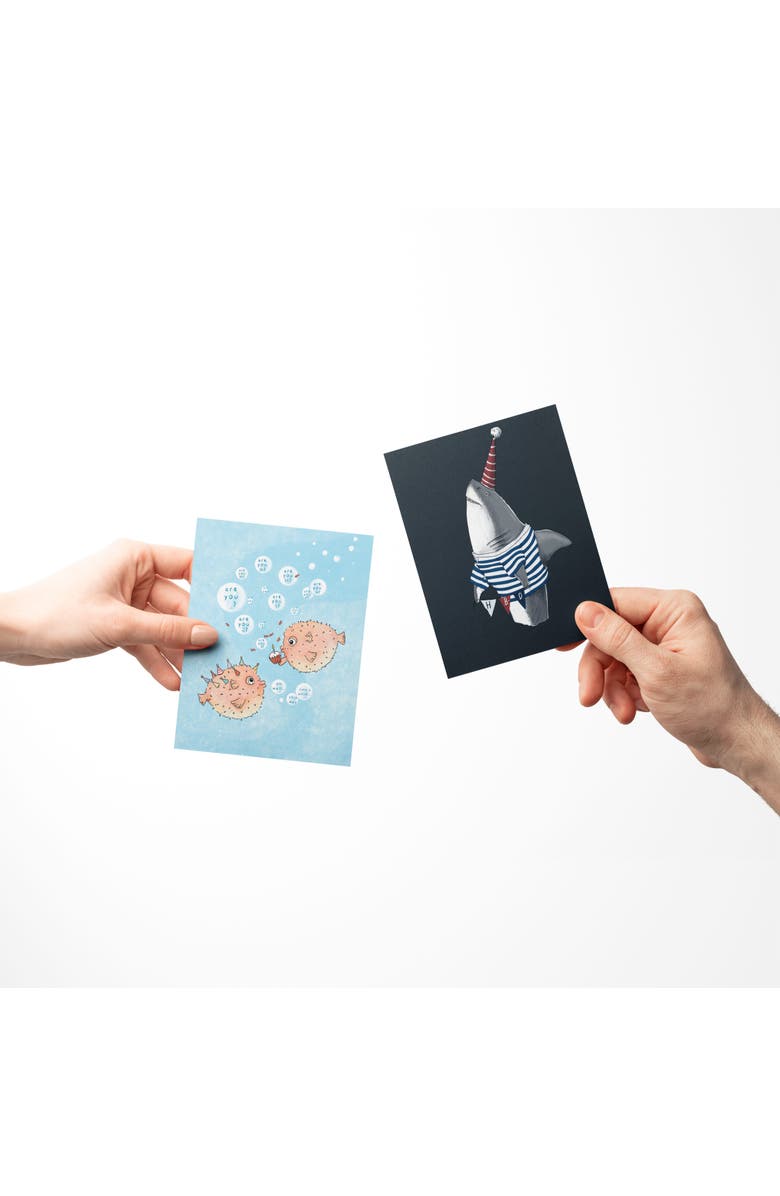 Ramus & Co Birthday Greeting Card Pack Sets (3 ct, Assorted) Shrimpy, Are You 1, Are You 2... HBD Shark, Alternate, color, Multi-Pack