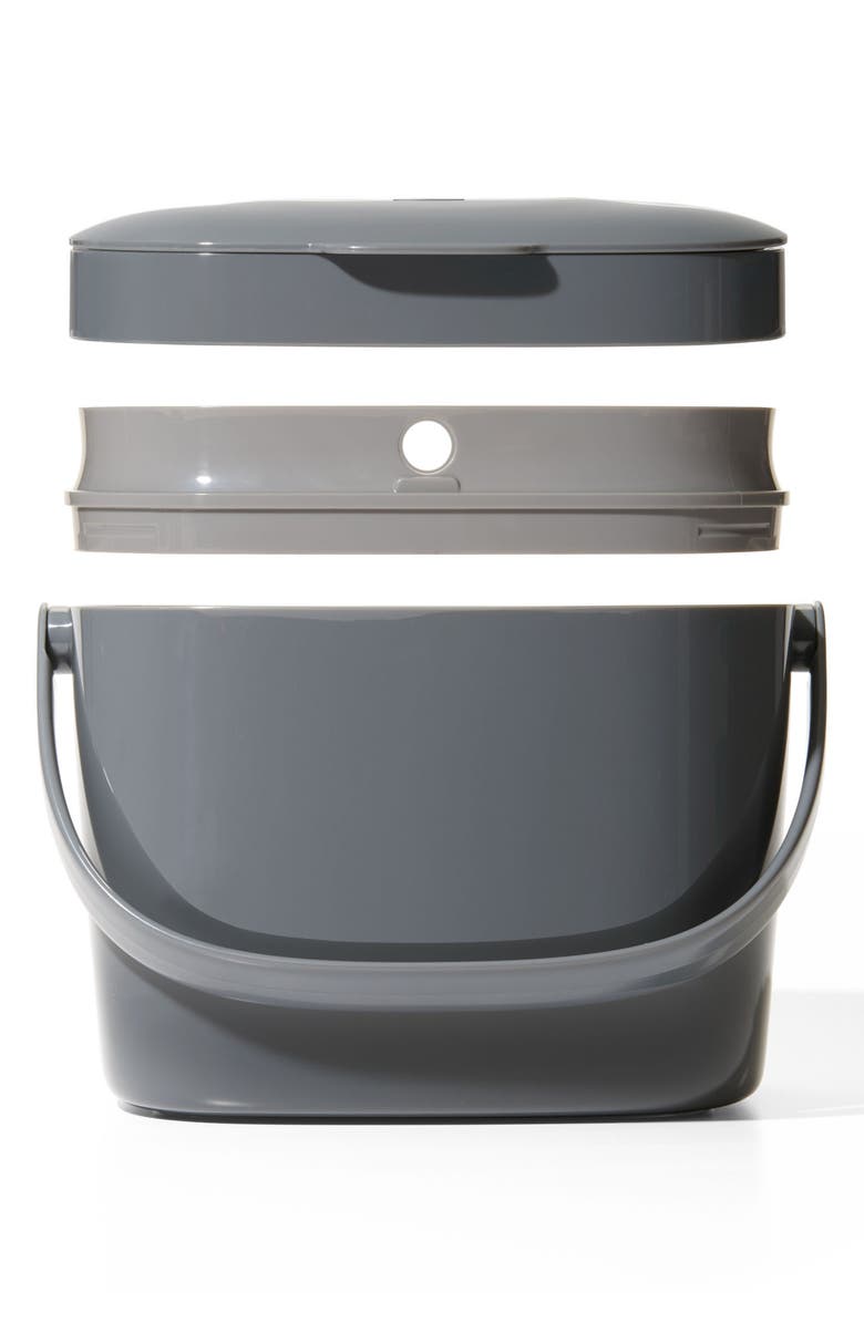 OXO Easy Clean 1.75 Gallon Compost Bin, Main, color,