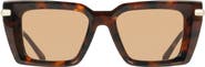 FERRAGAMO 52mm Rectangular Sunglasses