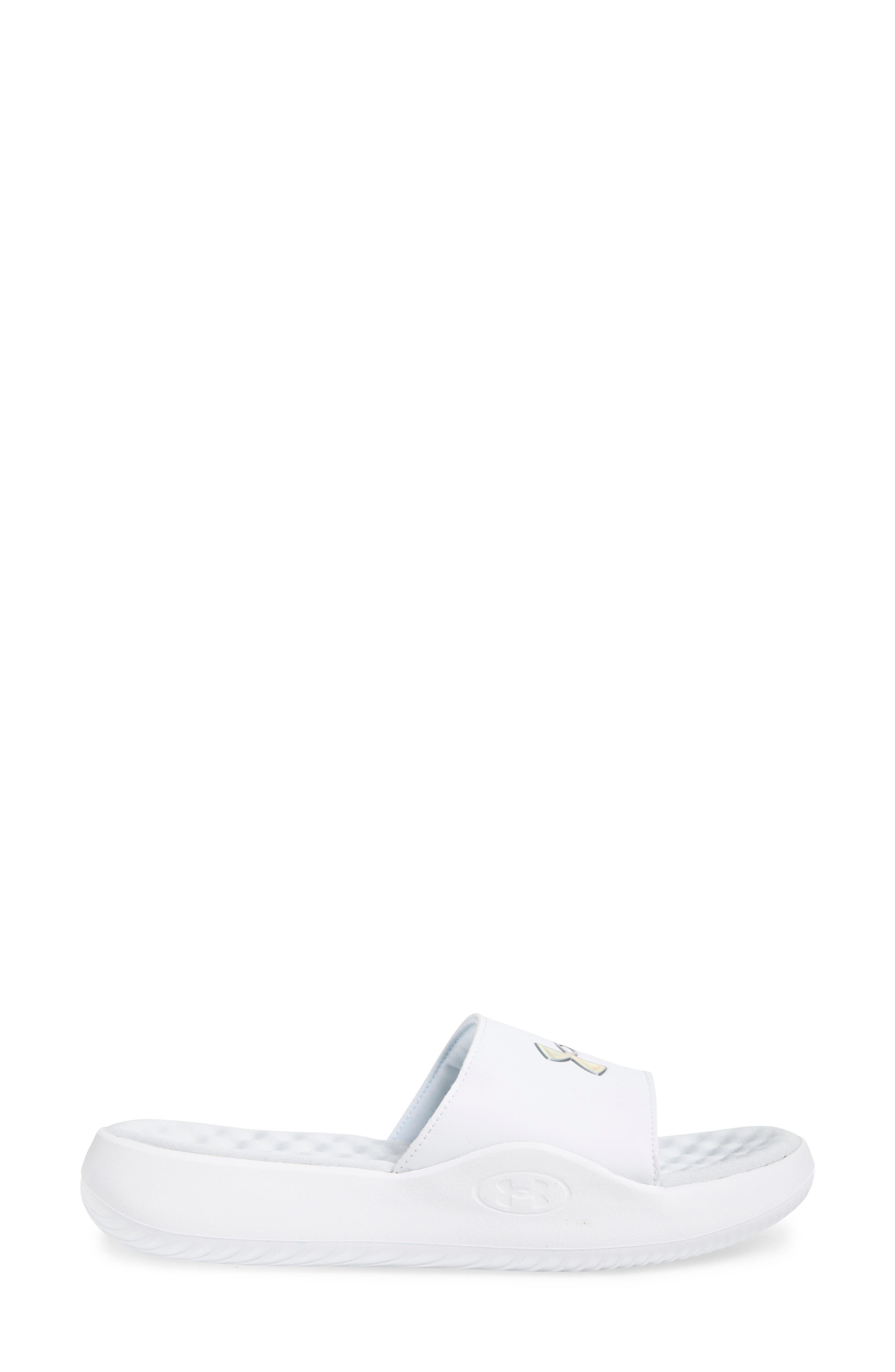 Ignite Pro 8 Slide Sandal, Alternate, color, 101 WHITE