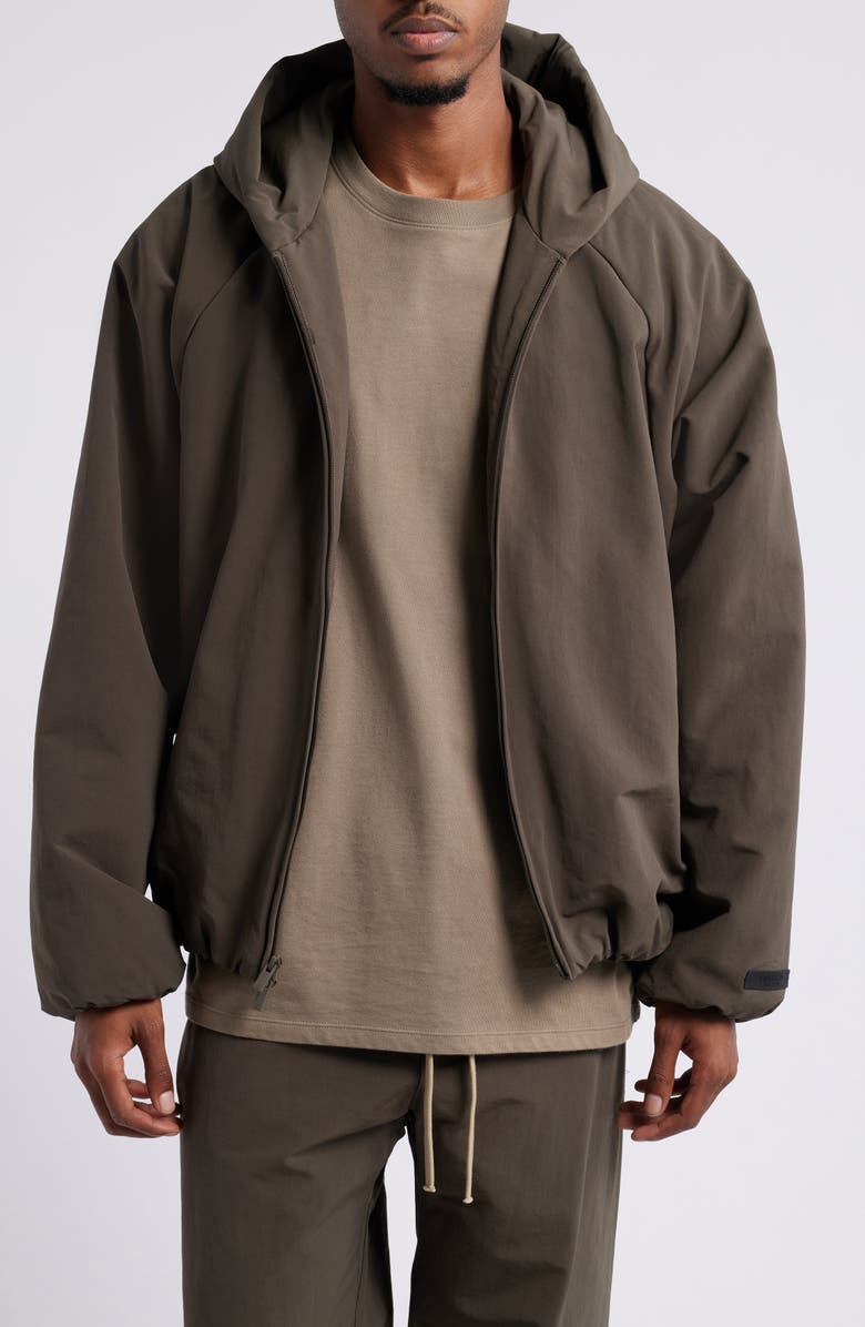 ジャケット・アウター fear of god nike hooded bomber jacket L Nike X Fear Of God Hooded Bomber Jacket Black & Fossil BV4408-010