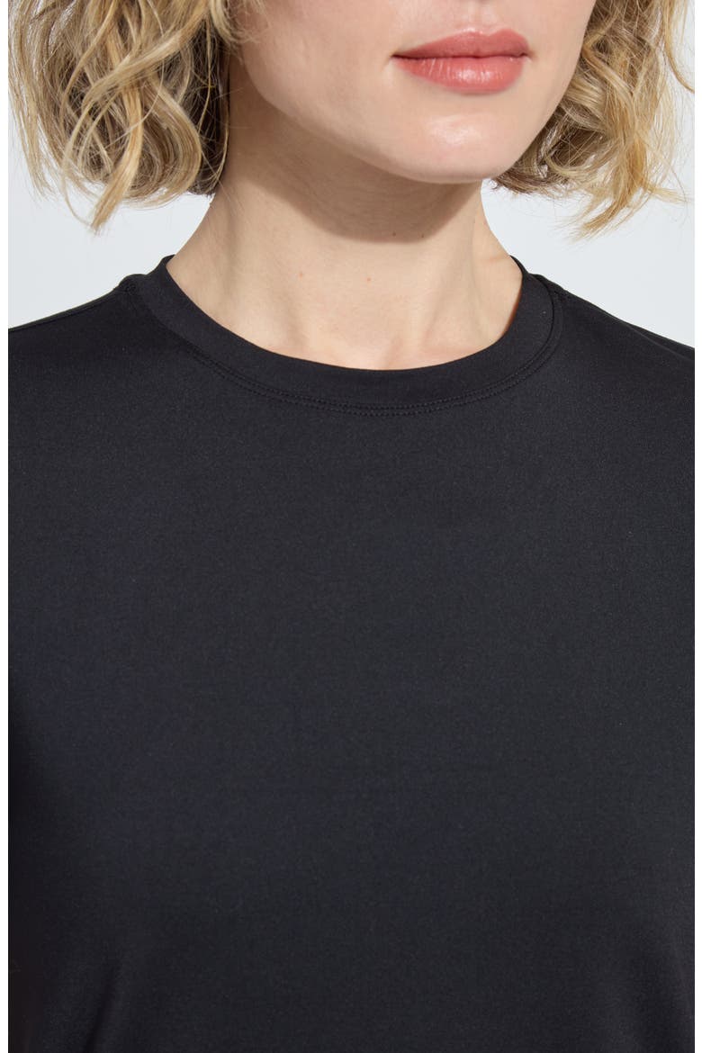 Boxy Jersey T-Shirt, Alternate, color, BLACK