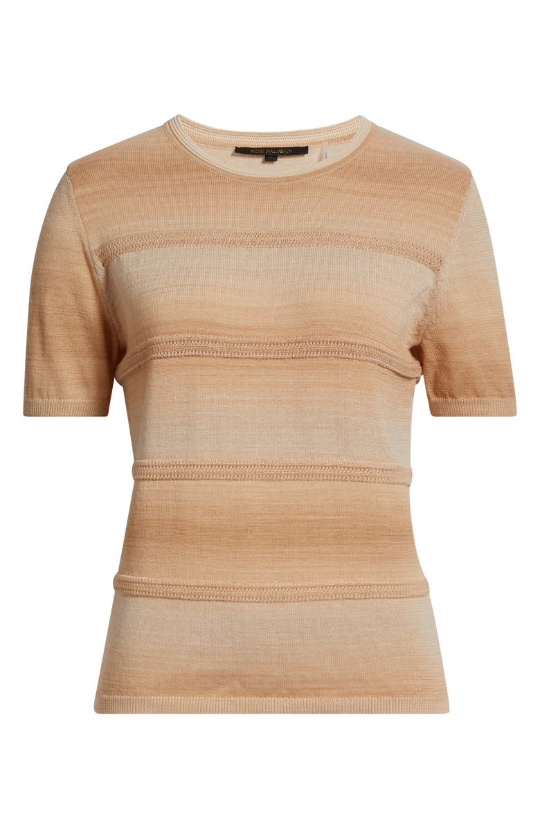 KOBI HALPERIN Hayden Pointelle Stripe Ombré Sweater, Alternate, color, Natural Multi